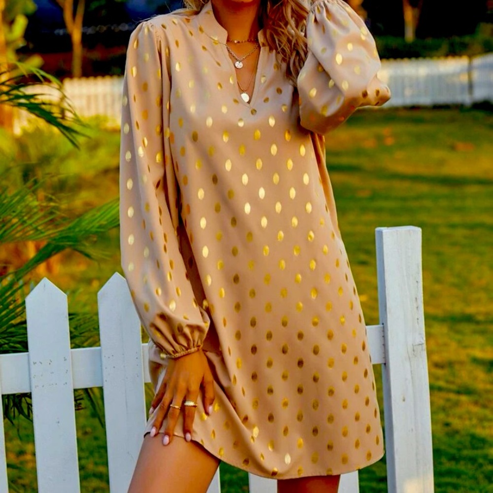 Gold Dress
